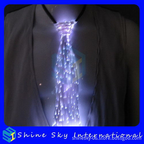 Customized Hot Sell Fiber Optic Led Tie